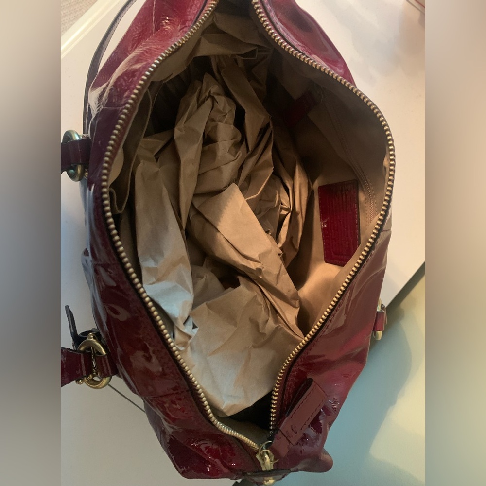 Coach Madison Juliette Patent Leather Satchel - Picture 7 of 11
